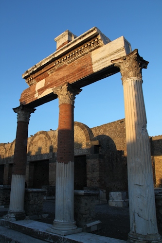Pompei Paesaggio al Foro